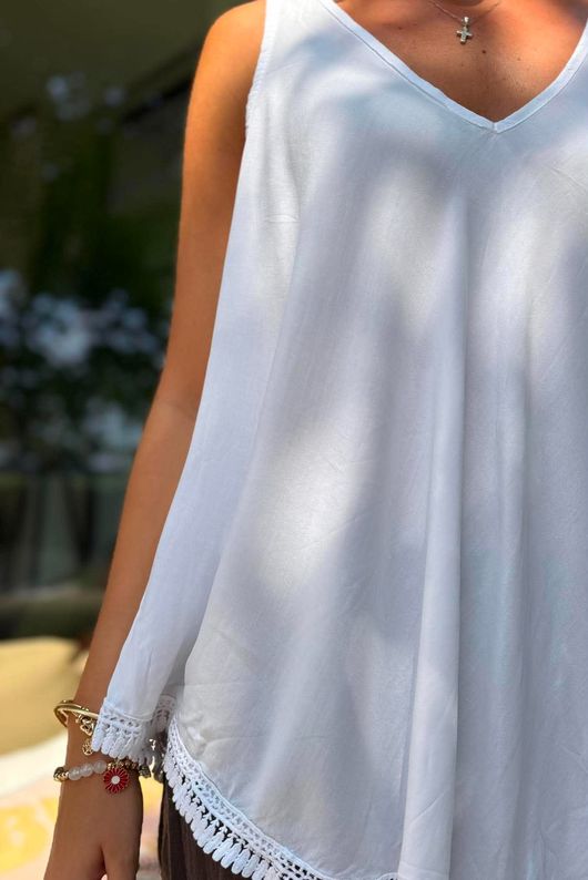 Lani Vest White